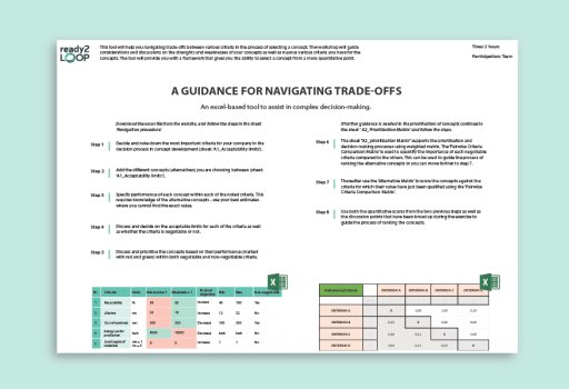 A Guidance for Navigating Trade-Offs