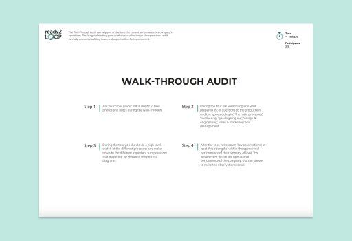 Walk-Through Audit
