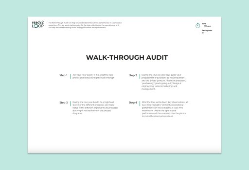 Walk-Through Audit