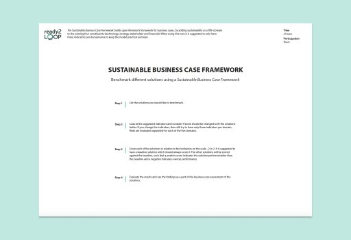 Sustainable Business Case Framework