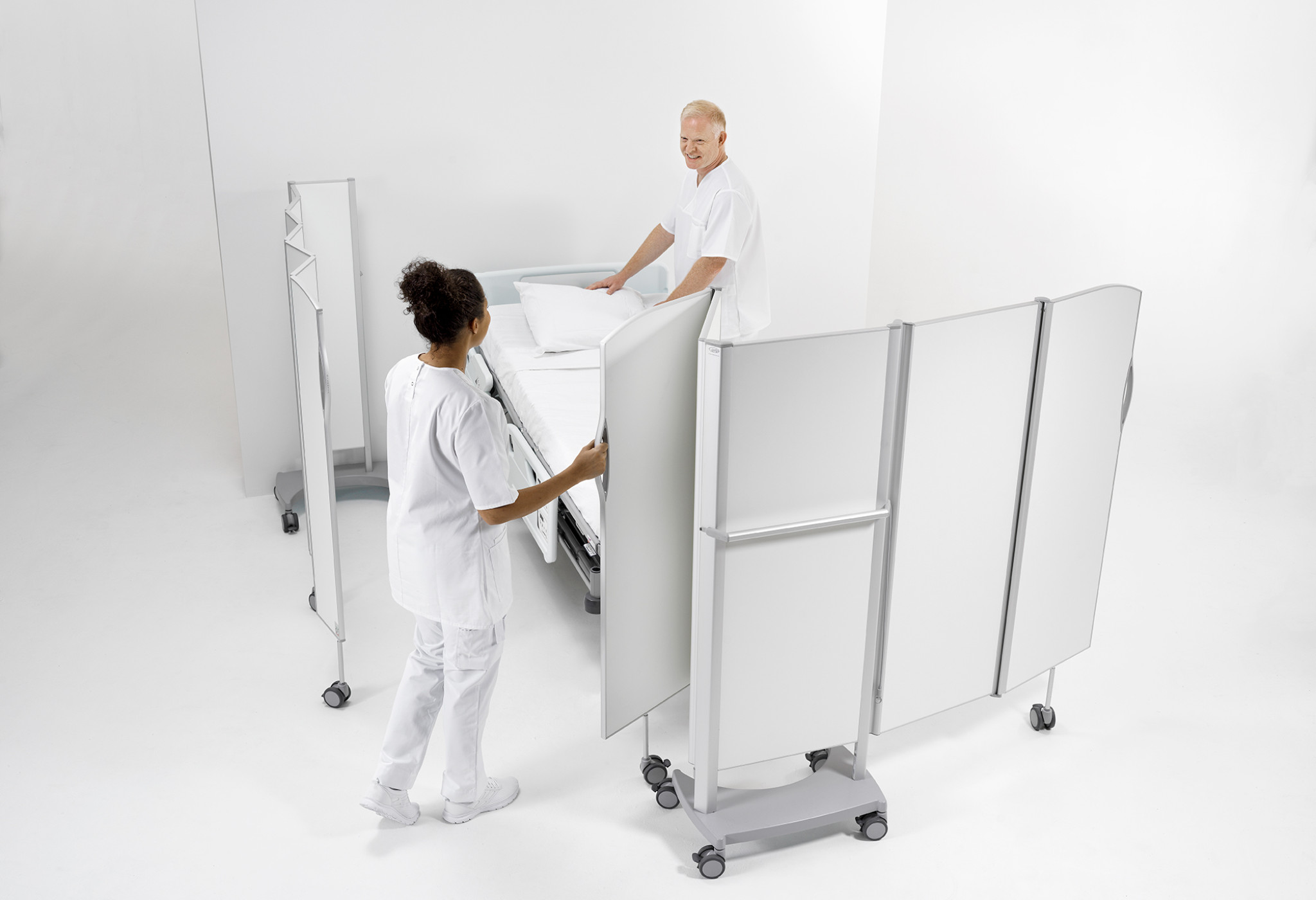 Extend service agreements to include take-back systems of bed screens