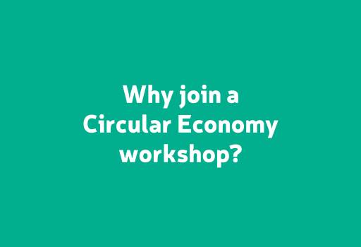 Why join a Circular Economy workshop?