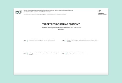 Targets for Circular Economy