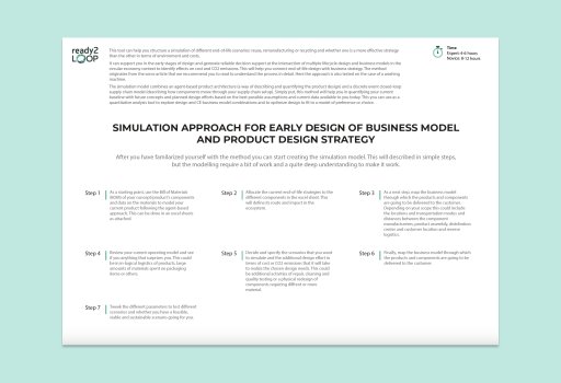 Simulation Approach for Early Design of Business Model and Product Design Strategy
