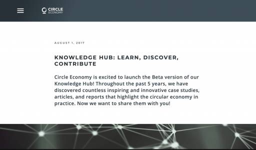 Circle Economy - Knowledge Hub